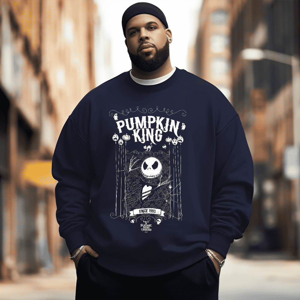 PUMPKIN KING  Men's Plus Size Sweatshirt
