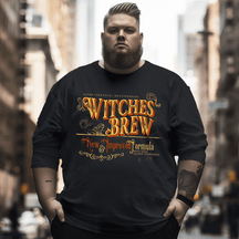 Witches Brew Man's Plus Size T-Shirt