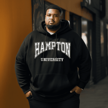 HAMPTON UNIVERSITY Men's Plus Size Hoodie
