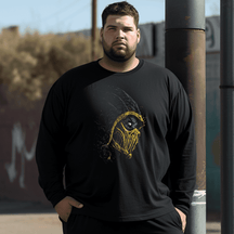 Green and Scorpion sketch Plus Size Long Sleeve T-Shirt