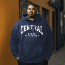 CENTRAL STATE UNIVERSITY Men's Plus Size Hoodie
