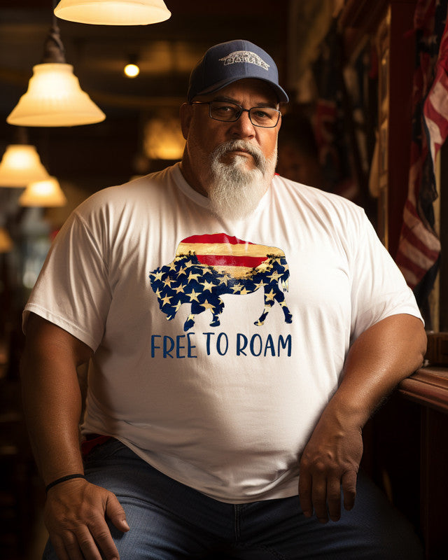 Men's Free to Roam Plus Size T-shirt