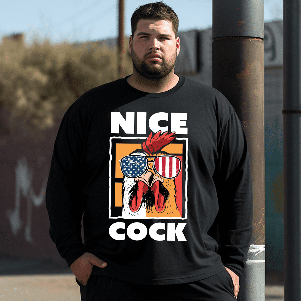 Nick Cock Plus Size Long Sleeve T-Shirt