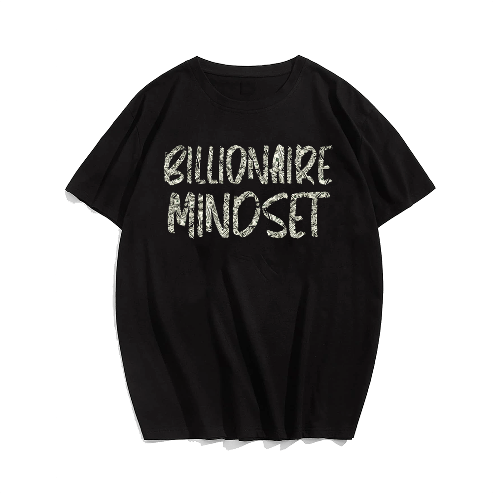 Billionaire Mindset Men's Plus Size TShirts BigManCloths