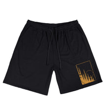 Forest Series Night Moon Men's Plus Size Shorts