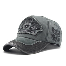 Embroidered Washed Distressed Baseball Cap