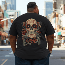 Caveira Mexicana Tattoo Plus Size T-Shirt