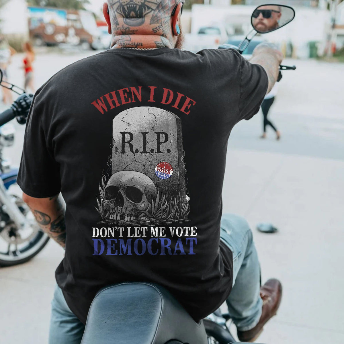 Don't Let Me Vote Democrat Plus Size T-Shirt