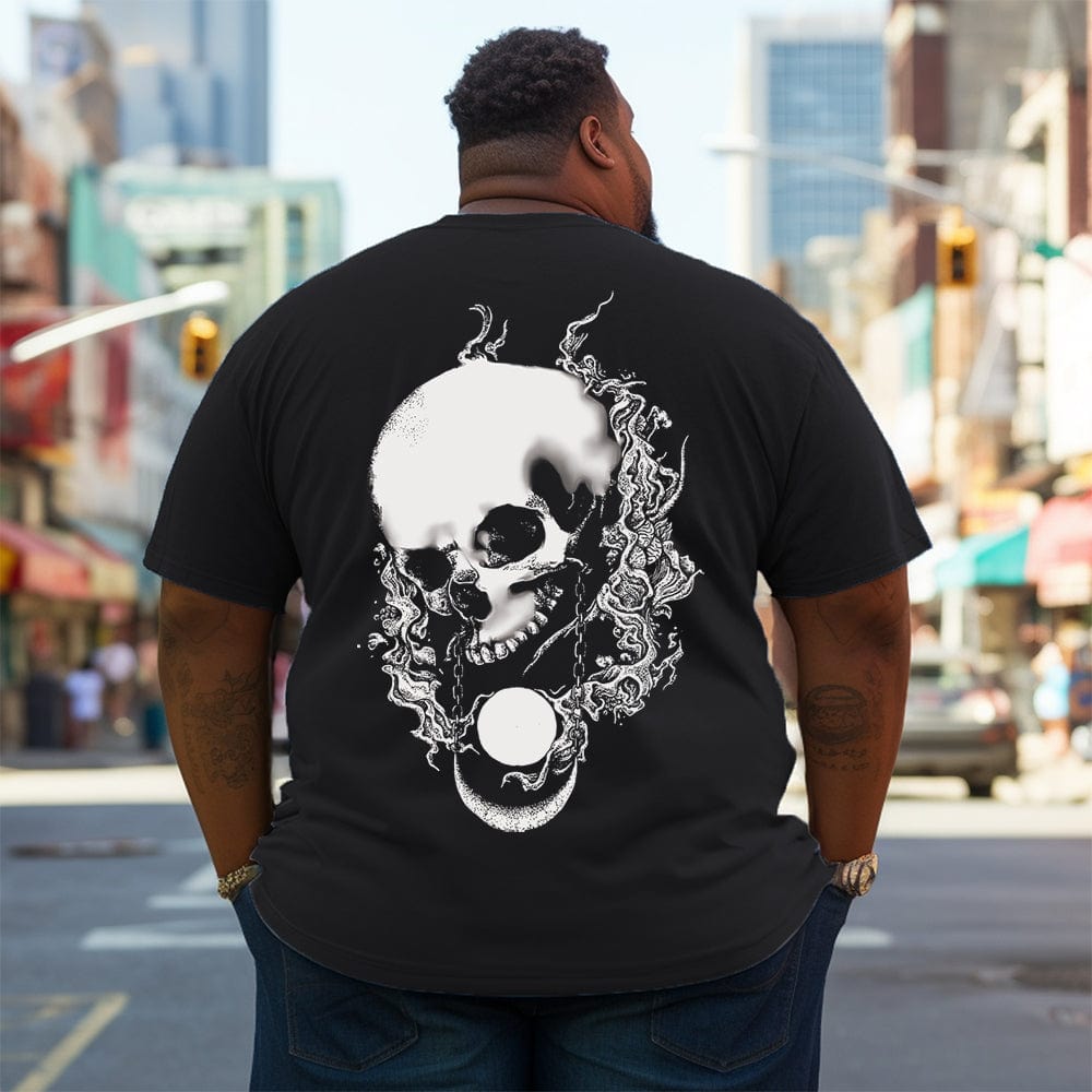 Ink Skull Plus Size T-Shirt
