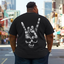 Skull Mental  Plus Size T-Shirt