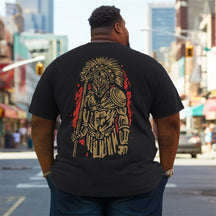 Vintage Spartan Warrior Man's Plus Size T-Shirt