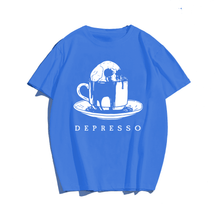 Derpresso, Creative Men Plus Size Oversize T-shirt for Big & Tall Man
