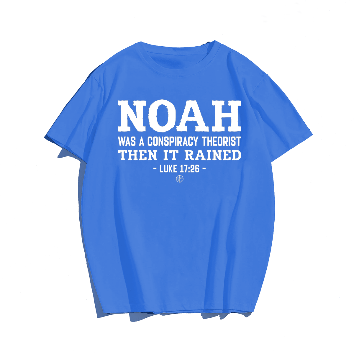 Noah Conspiracy Theorist, Men Plus Size Oversize T-shirt for Big & Tall Man