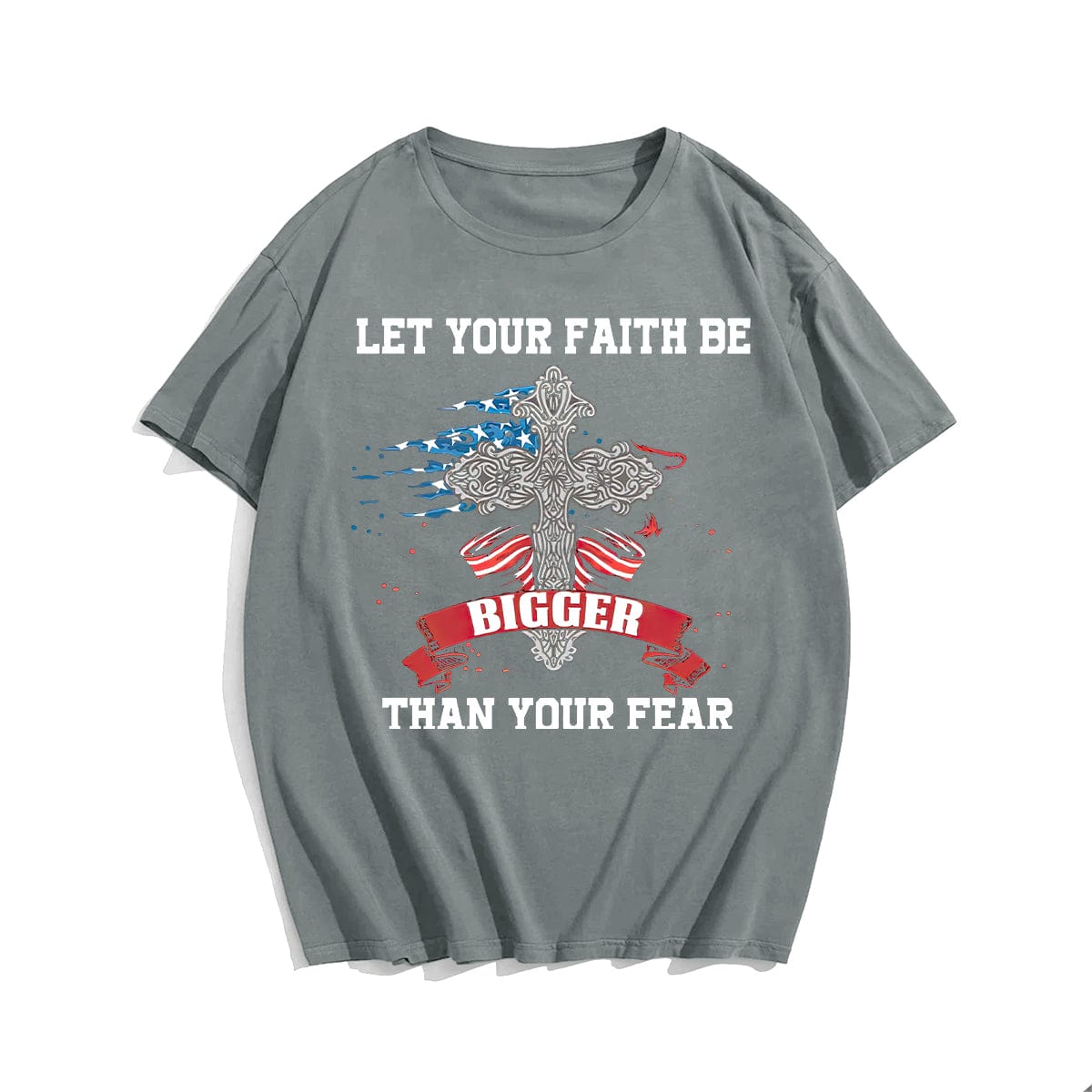 Let Your Faith Be Bigger Than Your Fear Men's T-Shirts