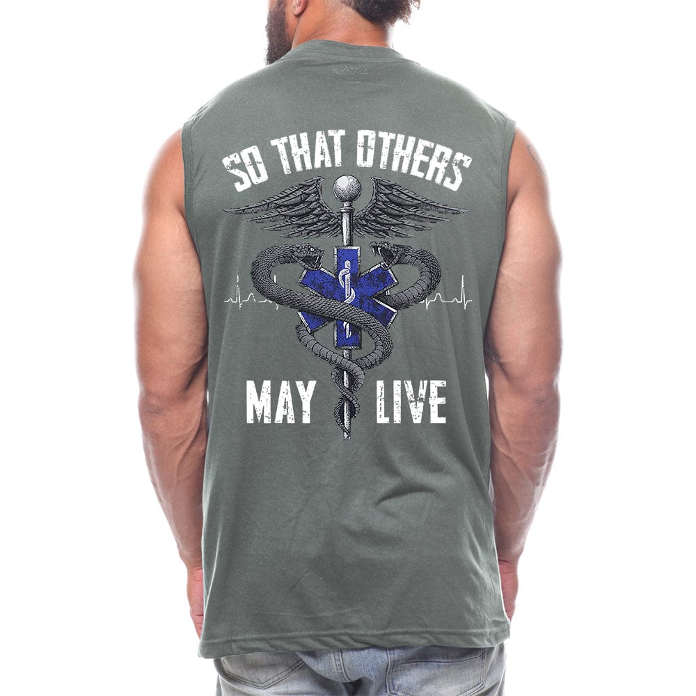So That Others May Live Back fashion Sleeveless