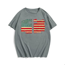 USA Cross Flag Shirt Men's T-Shirts