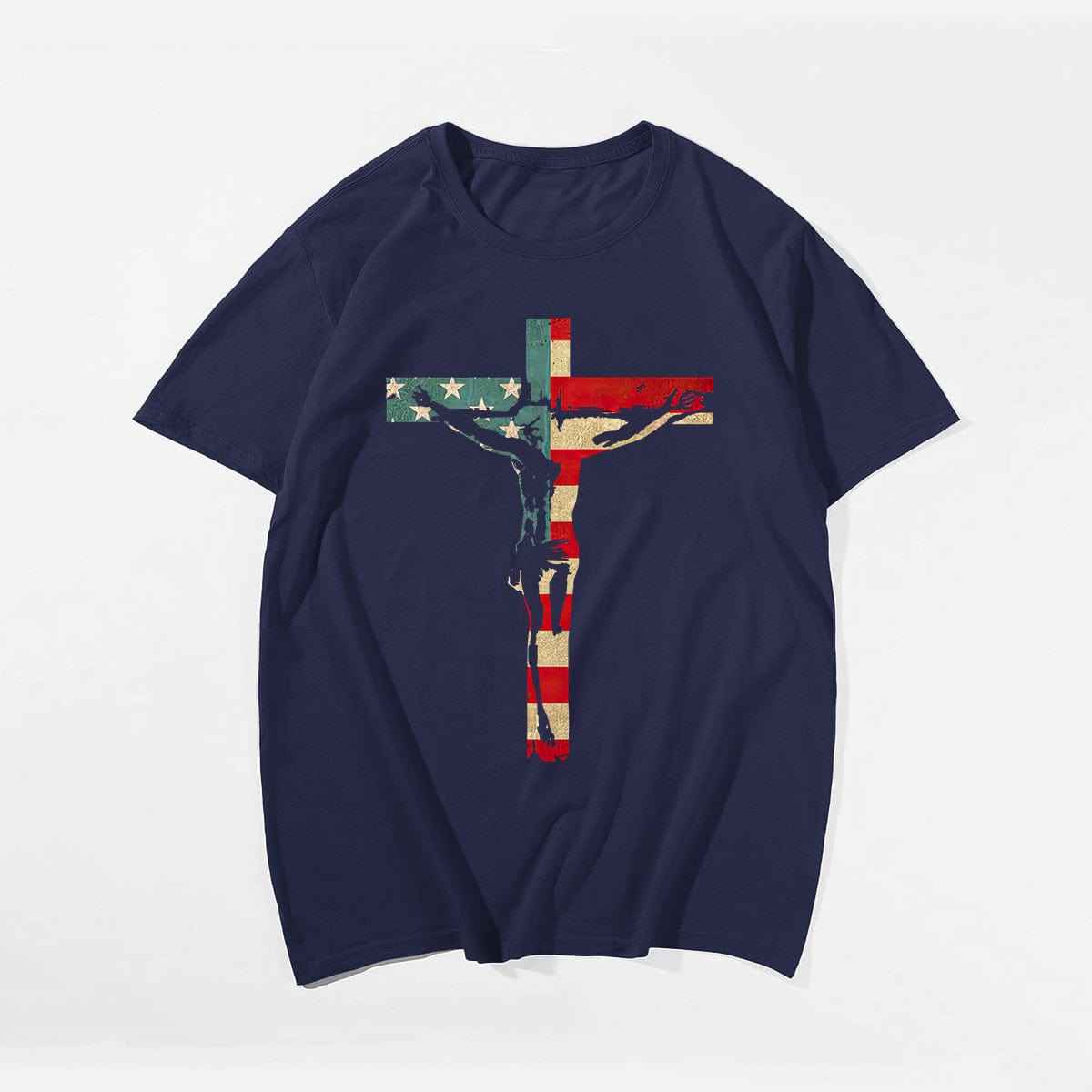Jesus Cross Flag Men's T-Shirts