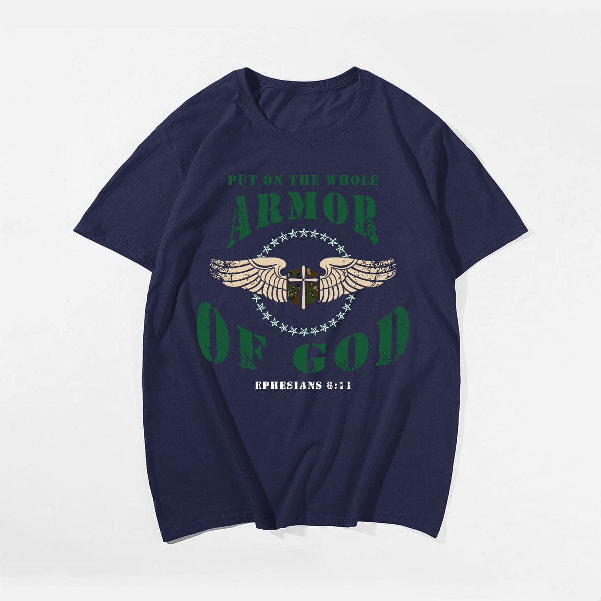 Put On The Whole Armor Of God Angel Wings Men's T-Shirts