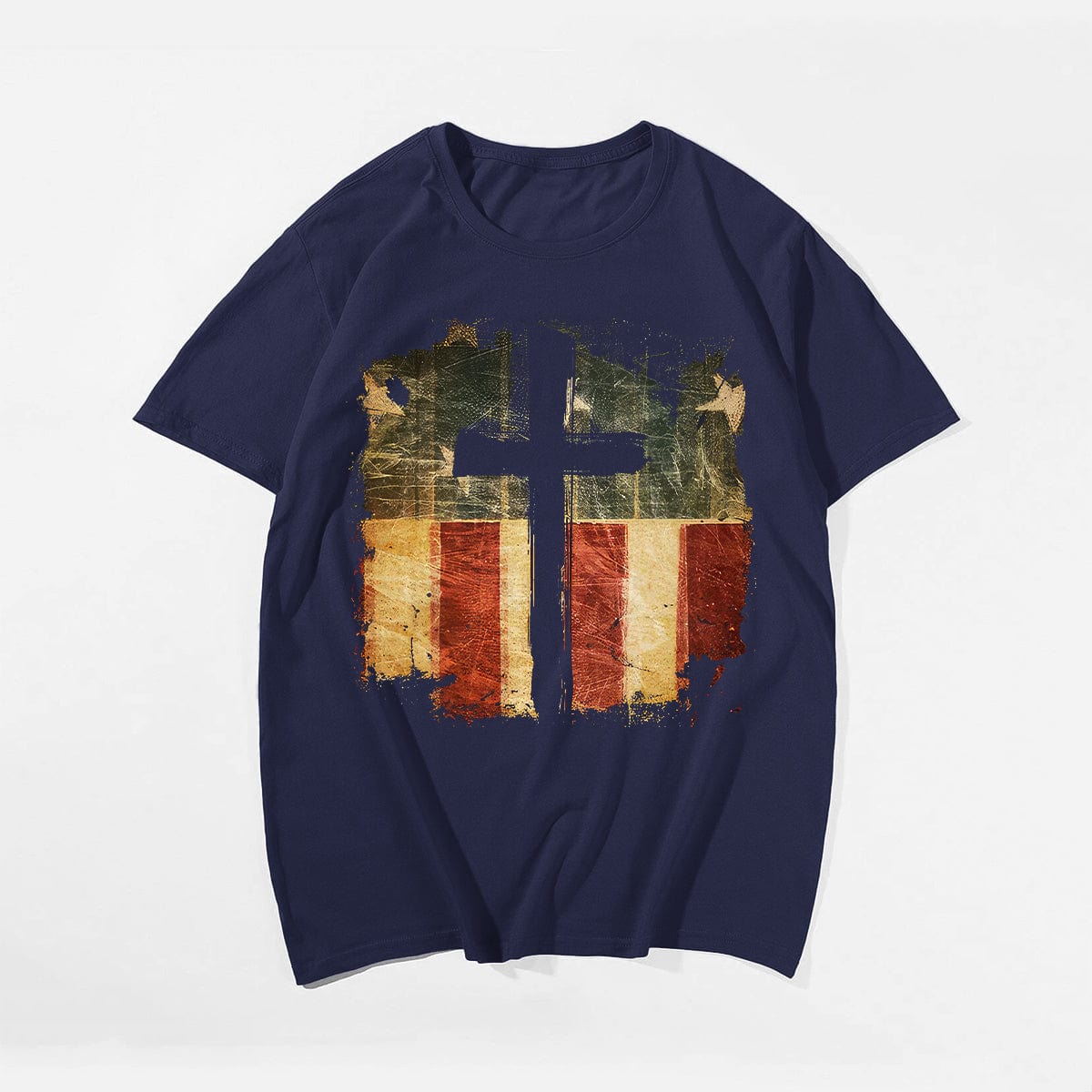 USA Cross Flag Shirt (Version 2) Men's T-Shirts