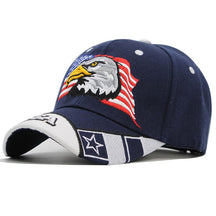 Eagle embroidered baseball cap