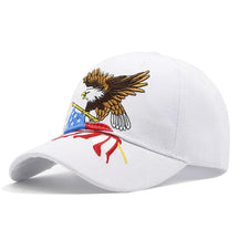 American Flag Eagle Embroidered Baseball Cap