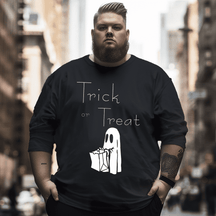 Trick or Treat Man's Plus Size T-Shirt