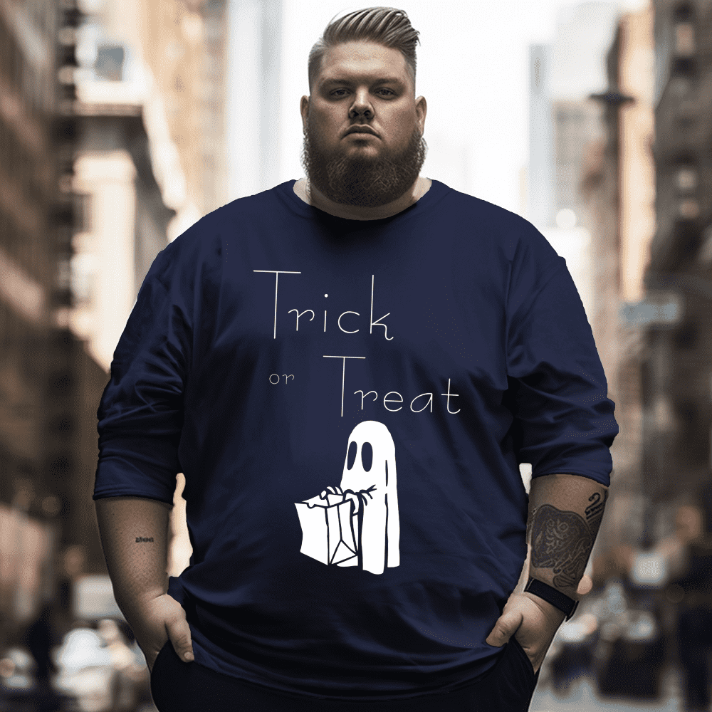 Trick or Treat Man's Plus Size T-Shirt