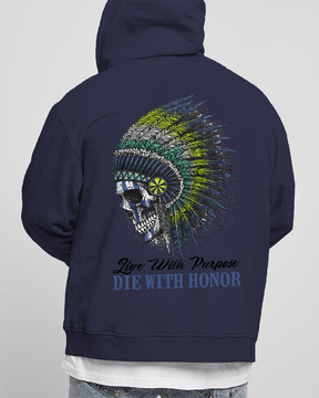 Die With Honor Men's Plus Size Hoodie
