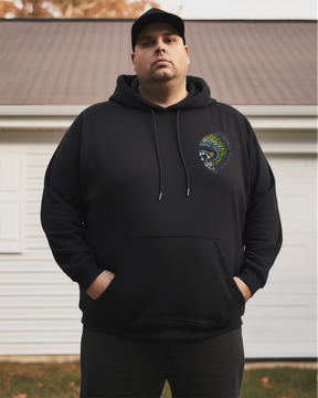 Die With Honor Men's Plus Size Hoodie