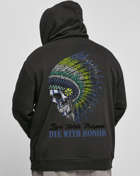 Die With Honor Men's Plus Size Hoodie