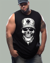Iron Cross death skull Men's Sleeveless Tee