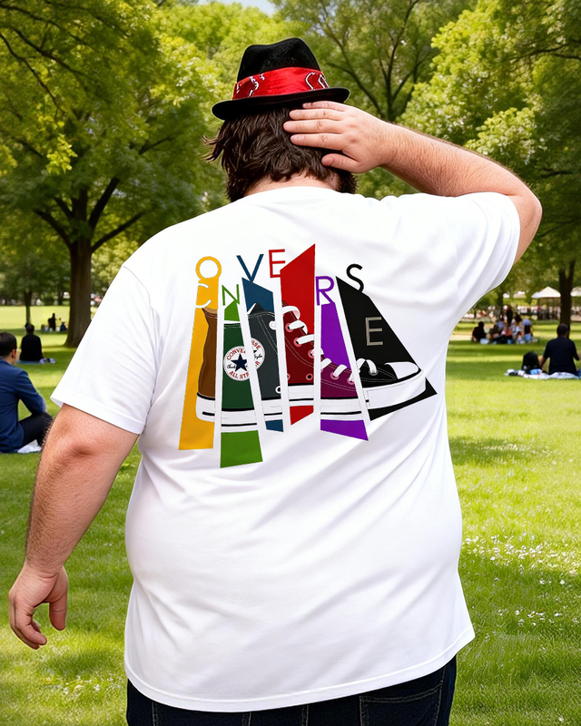 Men's Plus Size Short Sleeve T-Shirt