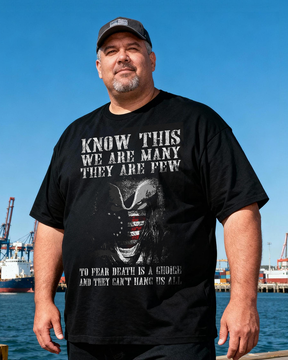 CAN'T HANG US ALLMen's Big & Tall 100% Cotton T-Shirt