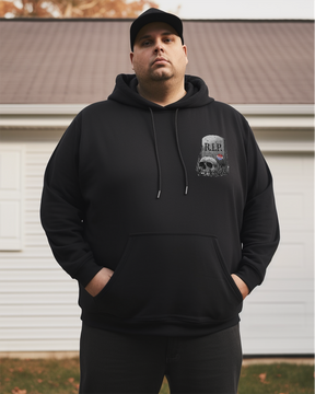 Don't Let Me Vote Democrat Men's Plus Size Hoodie