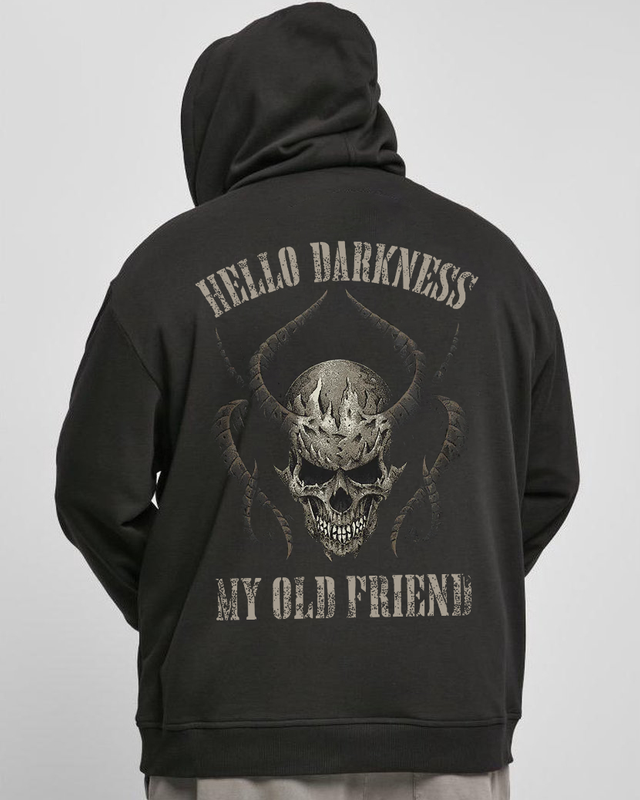 Hello Darkness Men's Plus Size Hoodie