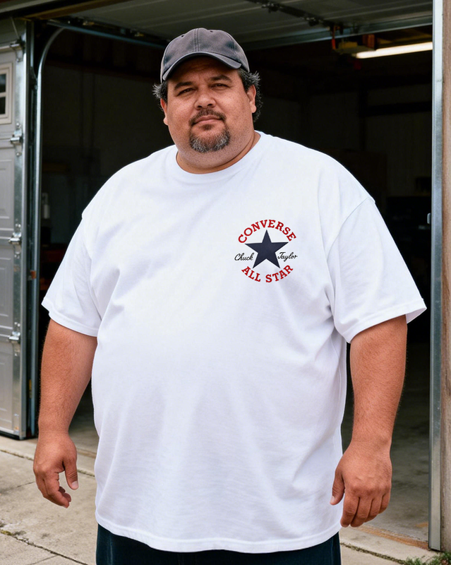 Men's Plus Size Short Sleeve T-Shirt
