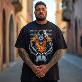 Men's Smoking Gorilla Plus Size T-Shirt & Short