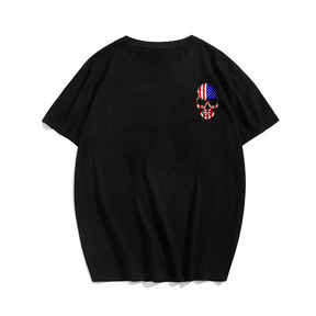 Men's USA SKULL Plus Size T-Shirt & Short,