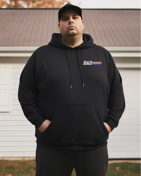 Men's Dad - A Real American Hero Plus Size Hoodie