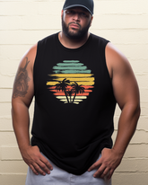 Where's The Fish Print Men's Sleeveless Tee