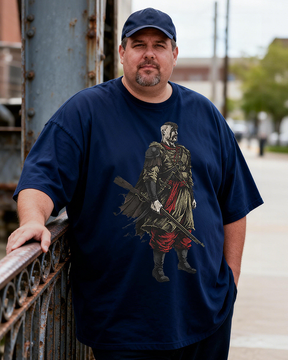 Men's Cossack Warrior Big & Tall 100% Cotton T-shirts