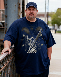 Men's I Aim To Misbehave Big & Tall 100% Cotton T-shirts