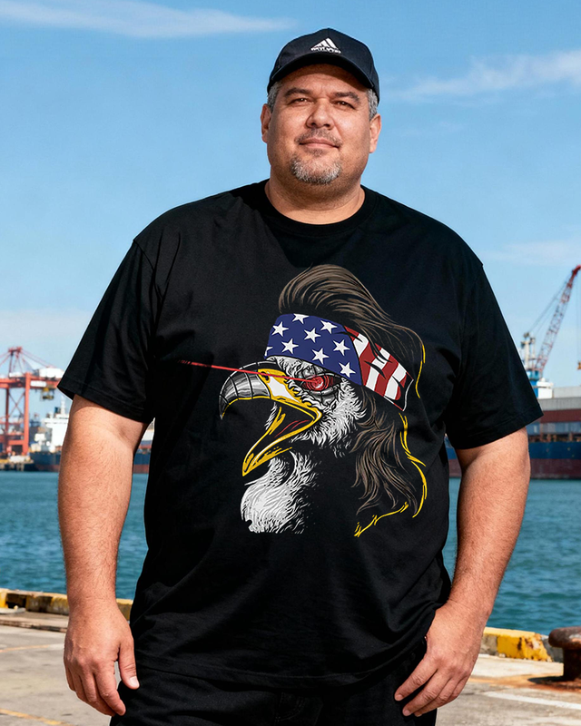 Men's AMERICA! Big & Tall 100% Cotton T-shirts