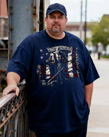 Men's American Crusader Big & Tall 100% Cotton T-shirts