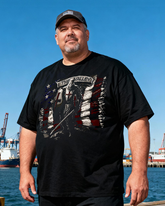 Men's American Crusader Big & Tall 100% Cotton T-shirts