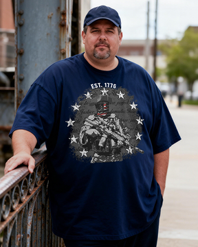 Men's American Patriots Big & Tall 100% Cotton T-shirts