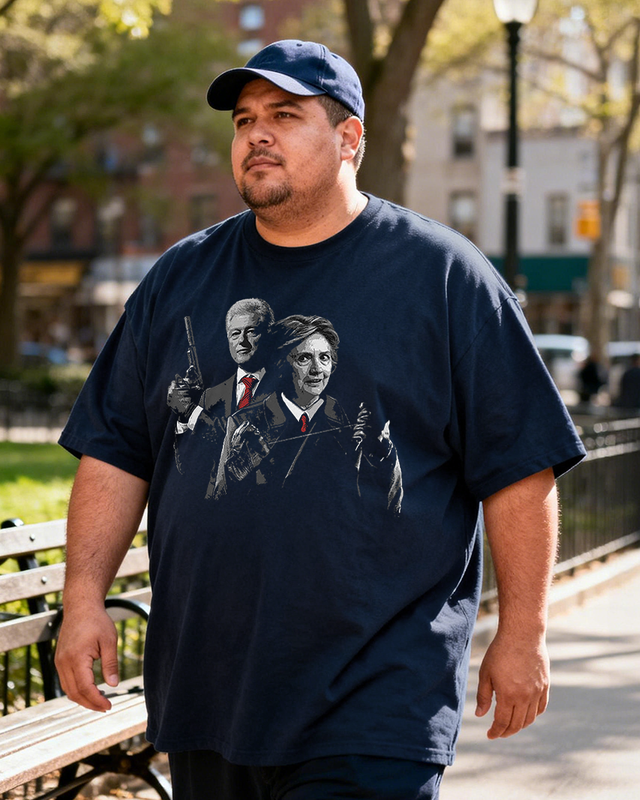 Men's THEY CAN'T SUICIDE US ALL Big & Tall 100% Cotton T-shirts