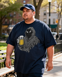 Men's Here For The Boos Big & Tall 100% Cotton T-shirts