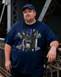 Men's Fur Missile Big & Tall 100% Cotton T-shirts