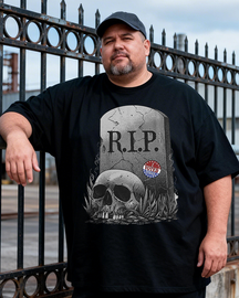 Men's Don't Let Me Vote Democrat Big & Tall 100% Cotton T-shirts